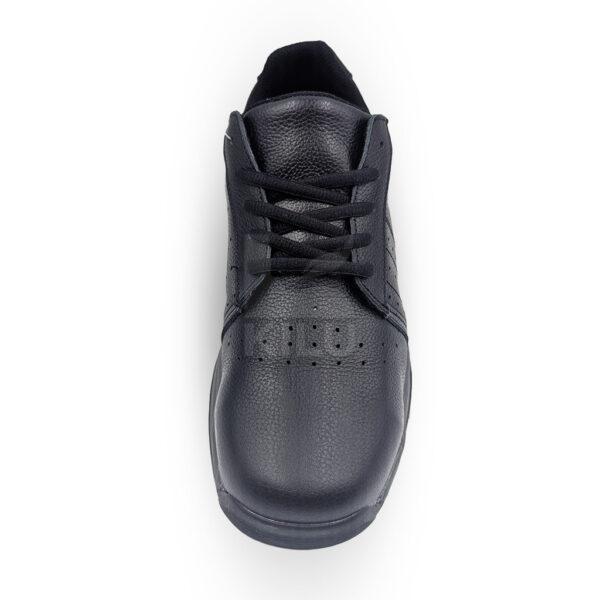 KA711-俯視 輕量短筒黑色安全鞋