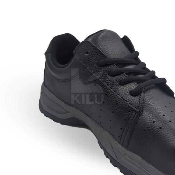 KA711_側面透氣孔 黑色輕量短筒安全鞋